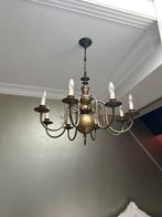 Bronzen Kroonluchter met 8 Armen, Ophalen, Gebruikt, Metaal