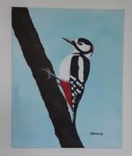 schilderij op doek met acryl, zelf geschilderd, Sint/Kerst?, Ophalen