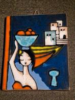 Vintage Ruscha keramiek West-Duits Aardewerk muurdecoratie, Antiek en Kunst, Ophalen of Verzenden