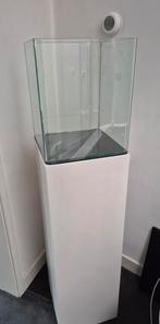 Aquarium op sokkel, Dieren en Toebehoren, Vissen | Aquaria en Toebehoren, Ophalen, Zo goed als nieuw, Leeg aquarium
