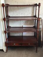 Prachtige Chesterfield Engelse Etagère/Display Met 2 Laden, Ophalen