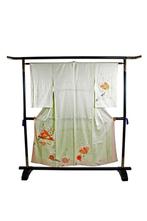 Japanse Houmongi Kimono., Kleding | Dames, Jurken, Verzenden, Gedragen, Onder de knie