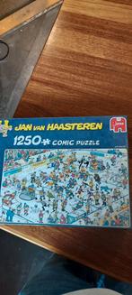 Jan van Haasteren Puzzel - IJshockey 1250 stukjes, Ophalen of Verzenden, 500 t/m 1500 stukjes, Zo goed als nieuw, Legpuzzel