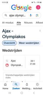 Ajax -olympiakos, Tickets en Kaartjes