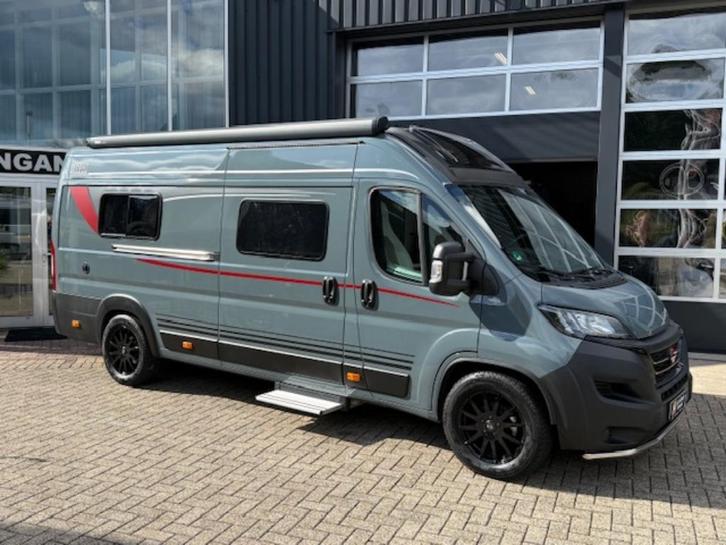 In NIEUWSTAAT 4 pers.Bürstner Eliseo C644 Rondzit & Hefbed!, Caravans en Kamperen, Campers, Bedrijf, tot en met 4, Buscamper of Camperbus