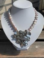 Roze barok zoetwater Parel ketting, Ophalen of Verzenden, Nieuw