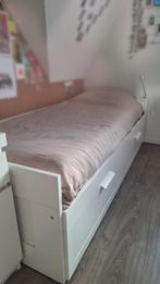 Bed / bedbank met 2 lades 80x200 cm, Ophalen, Gebruikt, 90 cm, Eenpersoons