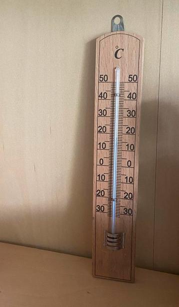 Houten Thermometer BinnenThermometer BuitenThermometer beschikbaar voor biedingen