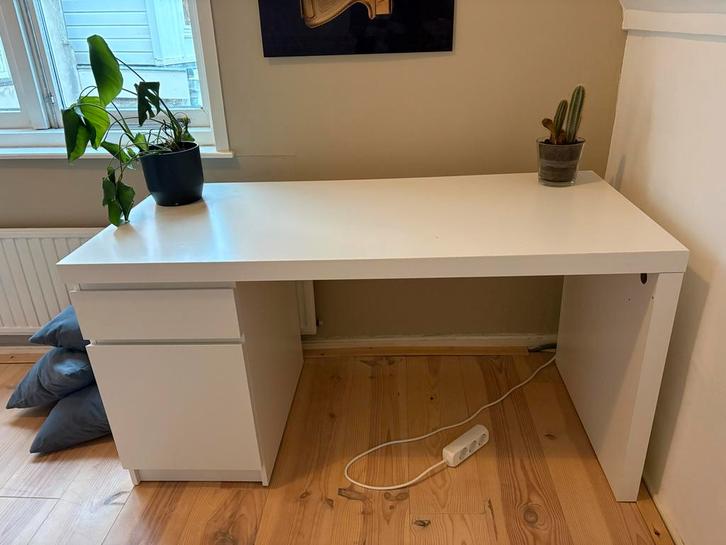 IKEA Malm Bureau - Gebruikt, Huis en Inrichting, Bureaus, Gebruikt, Bureau, Ophalen