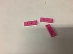 Lego plaat 1x3 donker roze, Ophalen of Verzenden, Gebruikt, Losse stenen, Lego