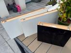 3 wandplank Ikea LACK wit + zwart ideaal bureau kind hoek, Ophalen, Zo goed als nieuw