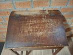 Oude schoolbank met opbergruimte, Antiek en Kunst, Antiek | Meubels | Tafels, Ophalen of Verzenden