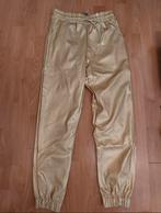 Gouden leatherlook broek - Nieuw, Maat 38/40 (M), Overige kleuren, Nieuw, Ophalen of Verzenden