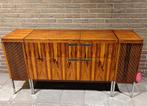 Vintage Deens design palissander audiomeubel, Huis en Inrichting, Ophalen, Gebruikt, Mid century, 100 tot 150 cm