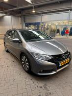 Honda Civic 1.6D 88KW Tourer 2015 2014 Grijs, Auto's, Honda, Voorwielaandrijving, 4 cilinders, Origineel Nederlands, Stationwagon