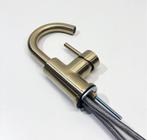 WIESBADEN CARAL WASTAFELKRAAN GEBORSTELD MESSING, Doe-het-zelf en Verbouw, Sanitair, Niet ingevuld, Niet ingevuld, Nieuw, Ophalen of Verzenden