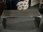 Bijzettafel / bank, Huis en Inrichting, Tafels | Bijzettafels, Metaal of Aluminium, Zo goed als nieuw, 75 cm of meer, Rechthoekig