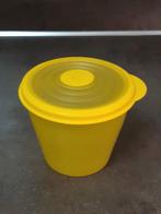 Tupperware gele kom met flexibel deksel 800 ml, Ophalen of Verzenden, Gebruikt, Schaal