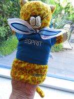 Handpopje poes kat merk Esprit Remus zacht velours + katoe-, Kinderen en Baby's, Speelgoed | Knuffels en Pluche, Ophalen of Verzenden