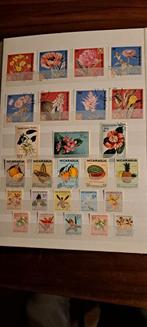 Mooie kavel zegels met Bloemen., Ophalen of Verzenden, Buitenland