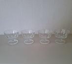 Set van 4 Vintage Lage Dessertcoupes van  Arcoroc, Ophalen of Verzenden