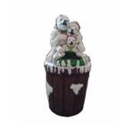 Bear Family Garbage Bin – Afvalbak Hoogte 118 cm, Huis en Inrichting, Ophalen, HorecaBeelden, Nieuw, HorecaBeelden