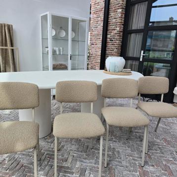 Set van 4 eetkamerstoelen,  schoolstoelen,  vintage  beschikbaar voor biedingen