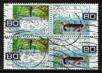 NL2000-34 blok uit boekje, Ophalen of Verzenden, Na 1940, Gestempeld