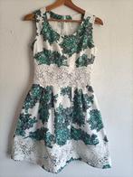 Jurkje wit met mint print kant doorzichtig 36, Ophalen, Wit, Defile Lux, Maat 36 (S)