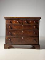 Engelse Ladekast Commode 19e eeuw, Ophalen, Gebruikt, Eikenhout, Minder dan 100 cm