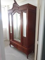 Antieke spiegelkast met kuif, Ophalen