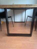 Eettafel met 4 stoelen waarvan 2 splinternieuw, Ophalen, Gebruikt, 200 cm of meer, 50 tot 100 cm