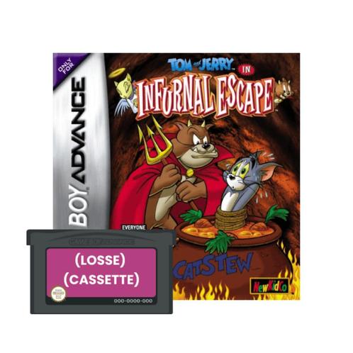 GBA | Tom & Jerry in Infurnal Escape (Losse Cassette), Spelcomputers en Games, Games | Nintendo Game Boy, Zo goed als nieuw, 1 speler