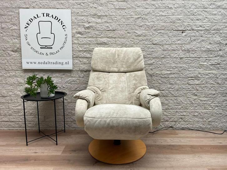 Elastoform relax fauteuil elektrisch verstelbaar relax stoel, Huis en Inrichting, Fauteuils, Zo goed als nieuw, Stof, 50 tot 75 cm