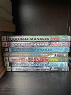Zeven oude Football manager-games, Spelcomputers en Games, Games | Pc, Gebruikt, 1 speler, Ophalen of Verzenden, Vanaf 3 jaar