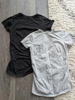2x tshirt korte mouw Esmara maat 36/38, Kleding | Dames, Positiekleding, Verzenden, Zwart, Zo goed als nieuw, Maat 36 (S)