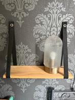 Houten Boekenplank met Banden, Ophalen of Verzenden, Zo goed als nieuw