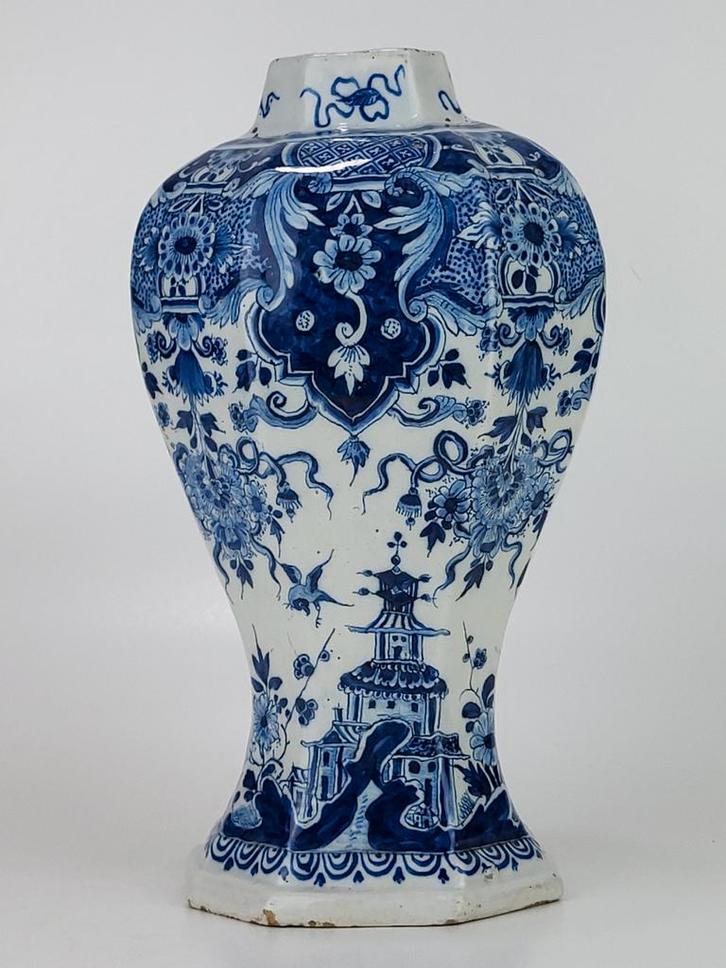 Premium kwaliteit Antieke Delfts blauw vaas, Antiek en Kunst, Antiek | Vazen, Ophalen of Verzenden