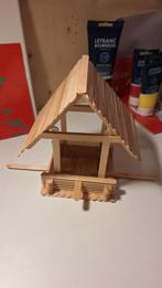 Vogelhuisje van ijslollie stokjes, Tuin en Terras, Ophalen of Verzenden