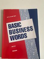 P.J. van der Voort - Basic Business Words, Nieuw, Overige niveaus, Ophalen of Verzenden, Engels