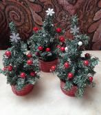 Vintage kleine kerstboompjes, Ophalen of Verzenden, Gebruikt