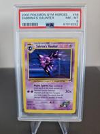 2000 Pokemon Gym Heroes Sabrina's Haunter Psa 8, Ophalen of Verzenden, Losse kaart, Zo goed als nieuw