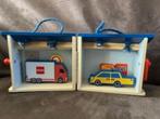 Houten meeneem garage, Kinderen en Baby's, Speelgoed | Houten speelgoed, Ophalen, Gebruikt