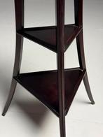 Hexagonal mahonie bijzettafeltje, Antiek en Kunst, Ophalen