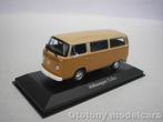 Vw Volkswagen T2 Bus 1972 Beige-Bruin 1/43 Maxichamps, Hobby en Vrije tijd, Modelauto's | 1:43, Nieuw, Ophalen of Verzenden, MiniChamps