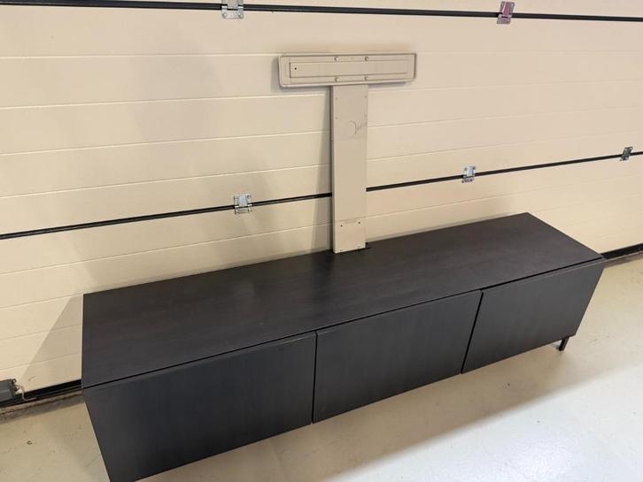 TV meubel Ikea Besta - Prima staat - Incl. tv standaard, Huis en Inrichting, Kasten | Televisiemeubels, Gebruikt, Minder dan 100 cm