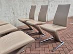 6 Rolf benz design eetkamerstoelen stoelen 7800 zacht leer, Huis en Inrichting, Stoelen, Ophalen, Overige kleuren, Zo goed als nieuw