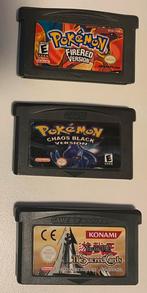 Pokemon Chaos Black Version+FireRed+Yu-Gi-Oh The SacredCards, Avontuur en Actie, 1 speler, Ophalen of Verzenden, Zo goed als nieuw