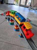 Elektrische Lego Duplo trein met treinbaan, Kinderen en Baby's, Speelgoed | Duplo en Lego, Ophalen of Verzenden, Gebruikt, Complete set