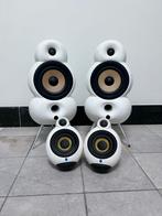 Blueroom Minipod + Micropod speakers - Wit, Audio, Tv en Foto, Luidsprekers, Gebruikt, 120 watt of meer, Front, Rear of Stereo speakers